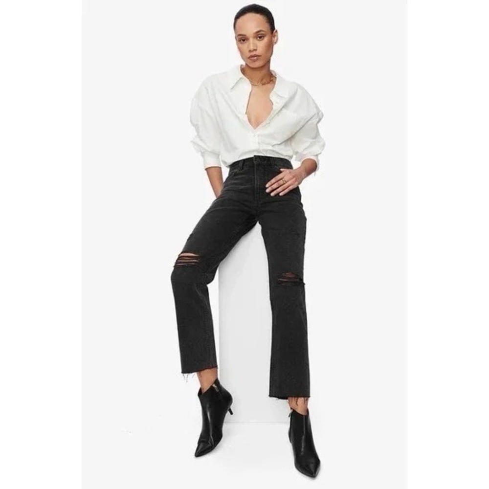 NWT Anine Bing Etta Straight Leg Jeans
